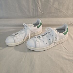 adidas Boys 5.5 Womens 7.5 Sneakers Tennis Shoes Stan Smith Green White 2016